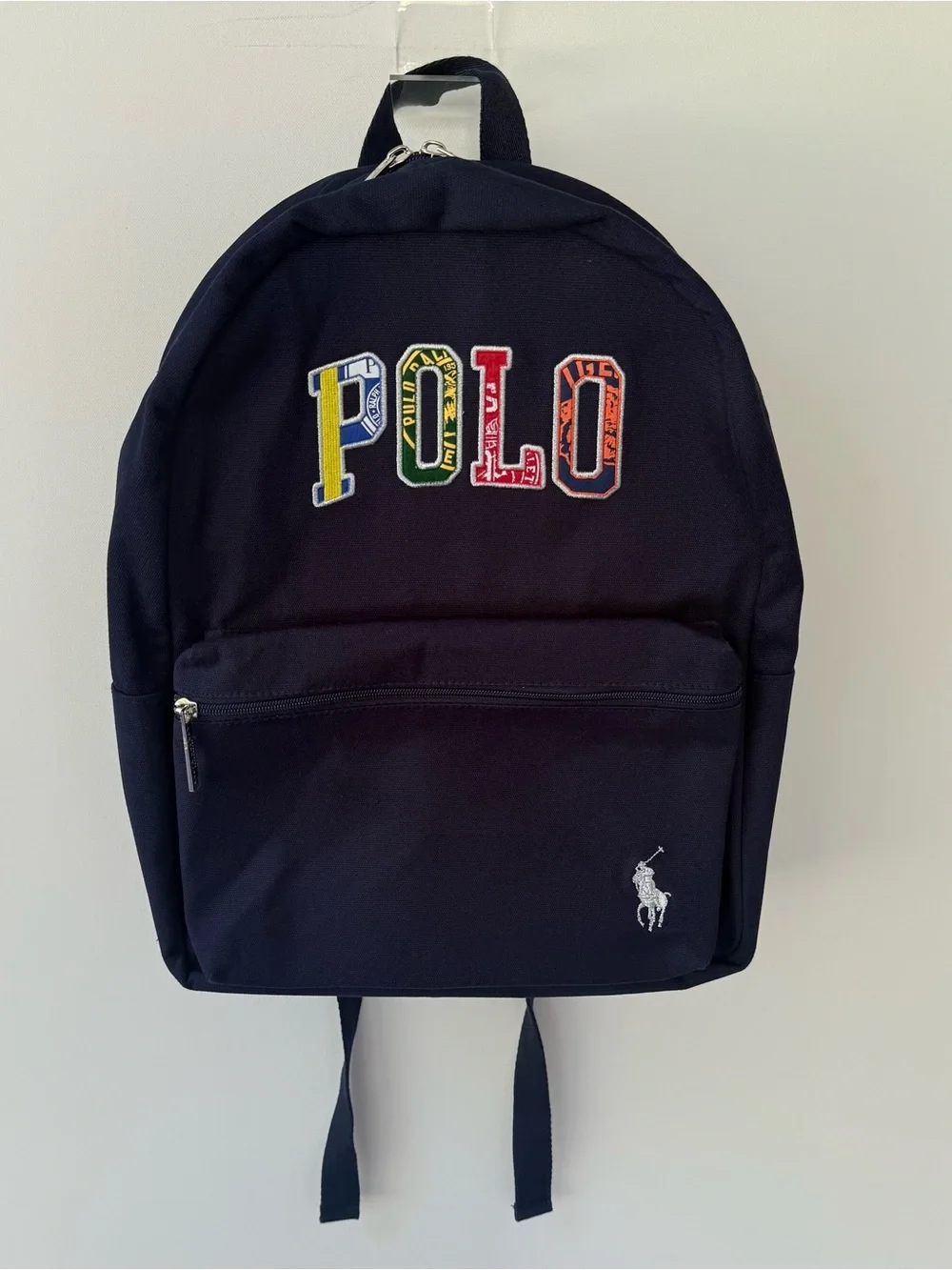 Polo Ralph Lauren Navy Blue Unisex Backpack 16” by 12”